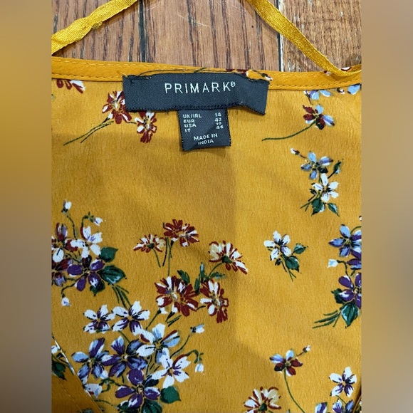 Primark Mustard Floral Dress - Picture 3 of 8
